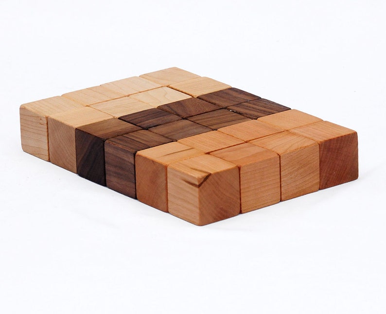 24 Natural Wood Blocks Large Set // This Classic Educational Etsy