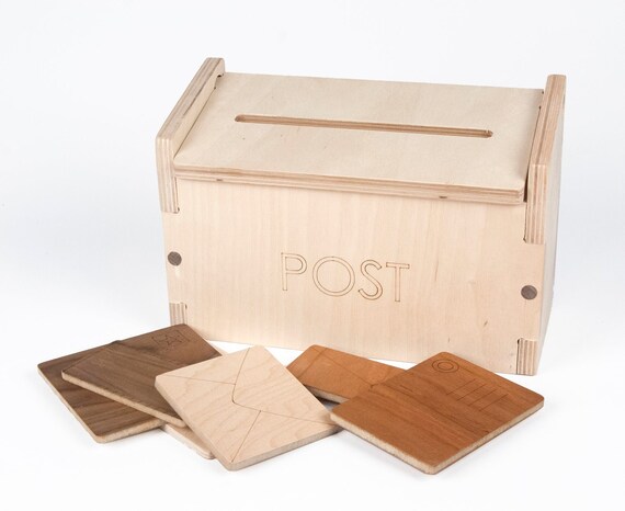wooden mailbox toy