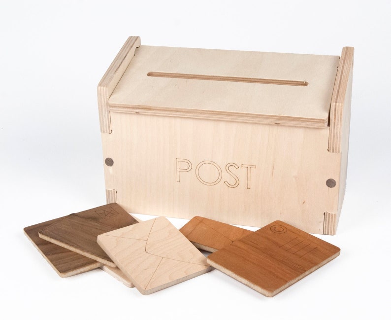 Mailbox Toy Wood Baby and Kids Pretend Play Gift Etsy