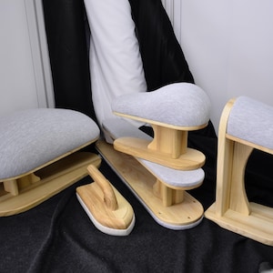 5 Piece Tailor Pressing Set, Professional Sewing Pressing Tools, Wooden Garment Shaping Boards, Dressmaking Equipment for Sewing Studio