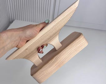 Clavija de sastre con ranura, herramienta de madera para prensar costuras, tabla de planchar cuellos, herramienta para planchar cremalleras, clavija para coser y planchar