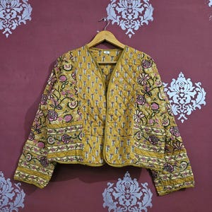 Handmade Cotton Patchwork Jacket: Reversible Boho Festival Coat