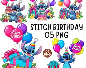 Lindo Stitch cumpleaños clipart PNG, Stitch sosteniendo un pastel, Stitch Lilo cliparts, Lindo Stitch cliparts, Cumpleaños de Stitch PNG, Adorno para pastel de Stitch