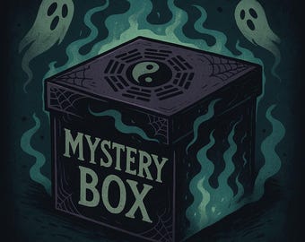 Haunted Chinese Mystery Box: Ghost Talismans, Ancient Coins, Creepy Surprises
