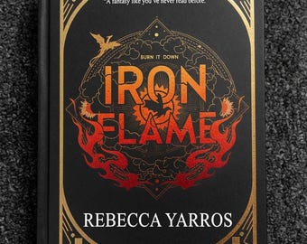 Iron Flame - Edizione speciale con copertina rigida - Quarta Ala - La serie Empyrean - Copertina rigida di Rebecca Yarros - Fanfiction fantasy romantica con draghi