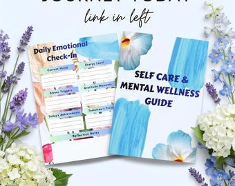 Planejador de Autocuidado e Saúde Mental, Guia de Bem-Estar e Cura de 30 Dias