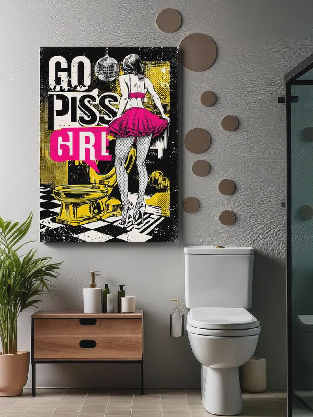 go-piss-girl-poster-edgy-pop-art-wall-print-sexy-comic-bathroom-art