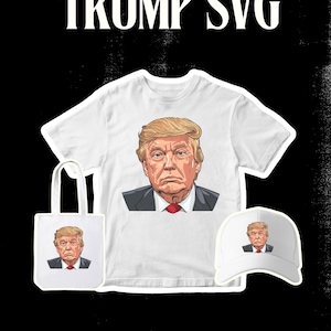 Grappige Donald Trump SVG: politieke humor clipart, Cricut cut-bestand (digitale download)