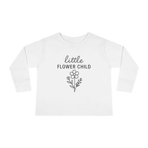 Boho Toddler Long Sleeve Tee: Little Flower Child Outfit