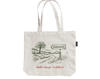 Gaeltacht Canvas Tote Bag – Irish Language & Soul