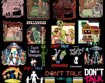 Don't Talk To Strangers Instant Download PNG, Funny St5 Movie File, Mr. Whatsit Stranger PNG, Safety Education