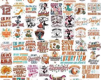 Showgirl SVG Bundle, Concert Outfit Designs (Digital Download)