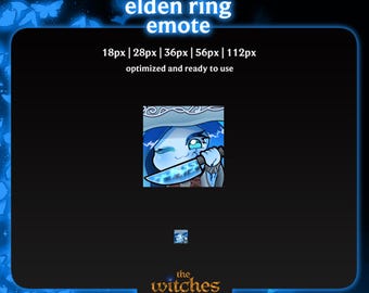 Ranni the Witch Emote: Elden Ring Vtuber Anime PNG (digital Download ...