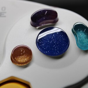 Mystery Set Clears Custom Resin GameCube Controller Buttons (READ DESCRIPTION)