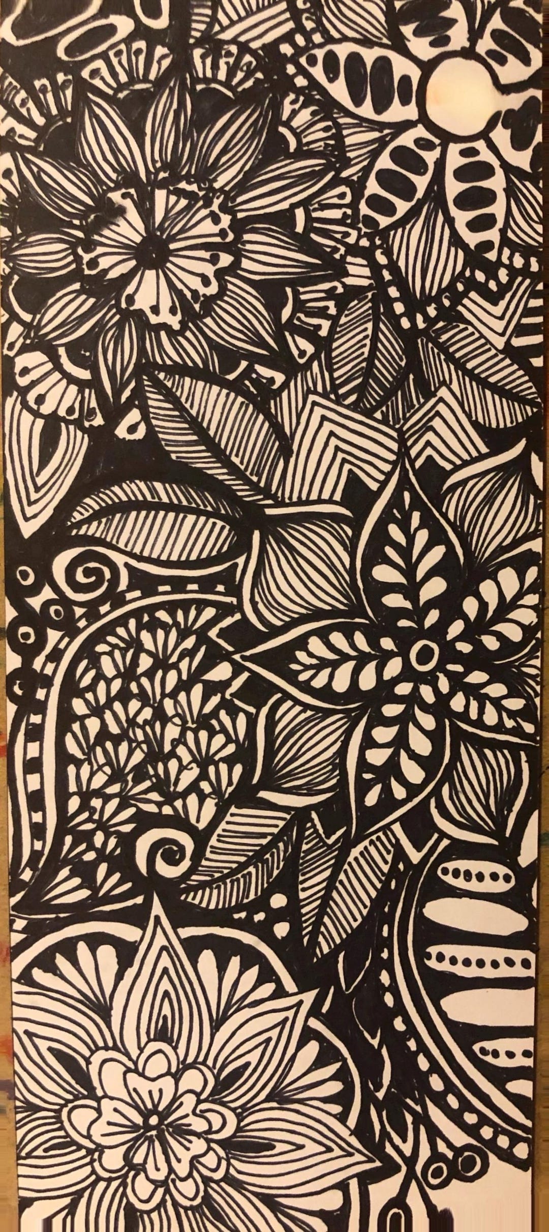 Hand Drawn Black and White Doodle Art, Pen and Paper (digital Download ...