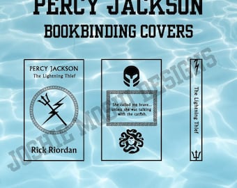 Percy Jackson und die Olympier Buchbindehüllen | Digitaler Download | SVG-Datei & PNG-Dateien