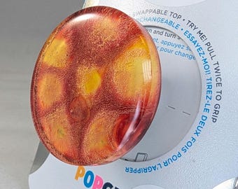 Popsocket | Lava Ghoul | volcano | gift | iPhone | android | fancy | unique | red | yellow | phone | accessory | psychedelic | trippy