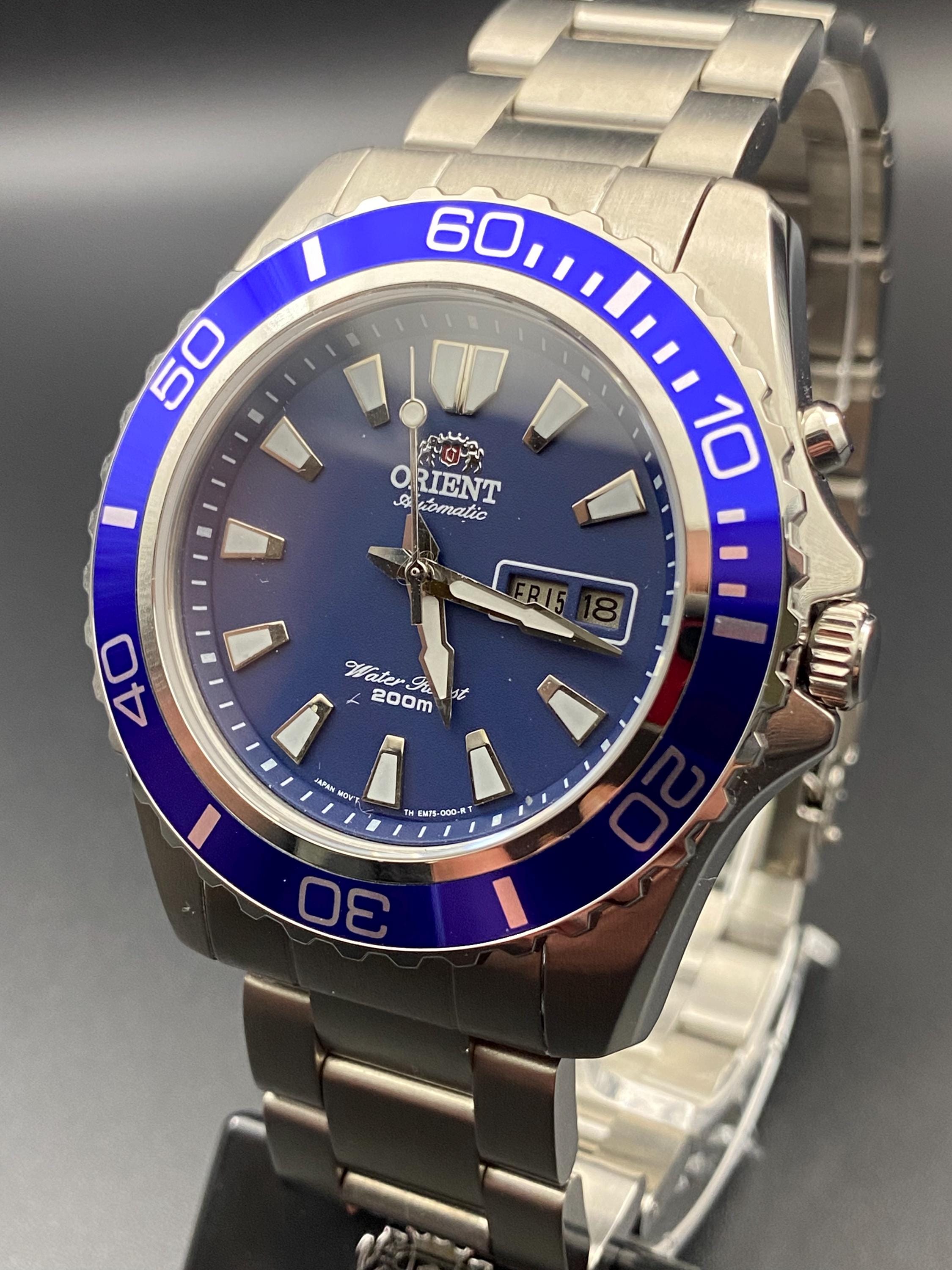 た*ら様 【美品】　ORIENT MAKO XL MAVY Wristwatch Orient Mako XL Automatic Diver Watch – Stainless Steel
