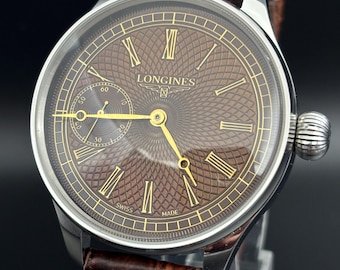 Longines Hochzeitsuhr | Vintage Schweizer Uhrwerk 1910er Jahre, Schweizer Mechanische Armbanduhr, Handgefertigtes Armband