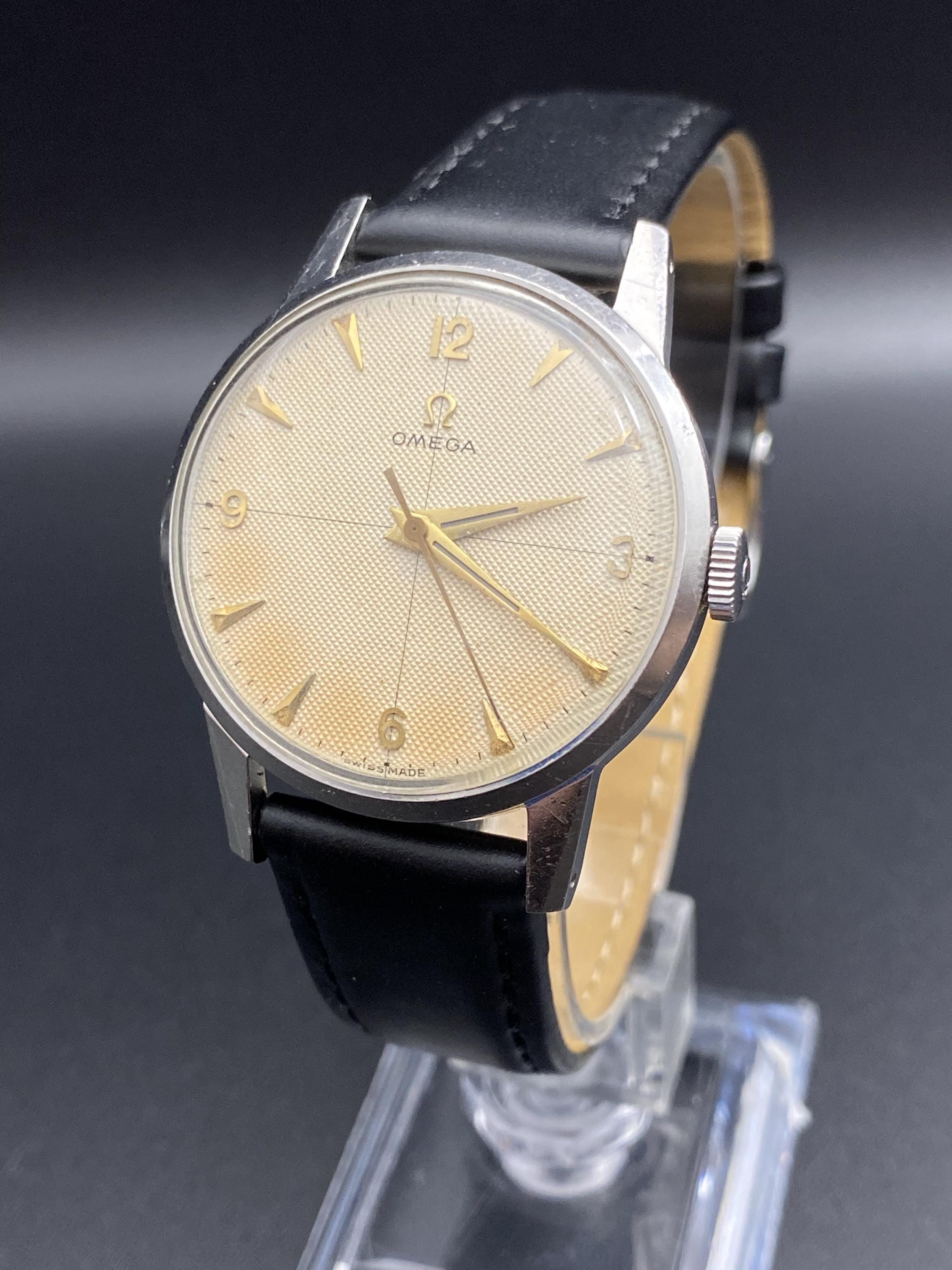 Rare Omega Solid 14K W. Gold Case 4 Diamond Bezel 17J Manual-Wind Cocktail Watch 1963 OMEGA Ladies 14K Gold Cocktail Watch A-7497 – empressissi main image 3