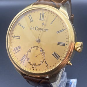 LeCoultre Marriage Watch – Vintage Pocket Watch Movement, Art Deco 1930s, Swiss Mechanical