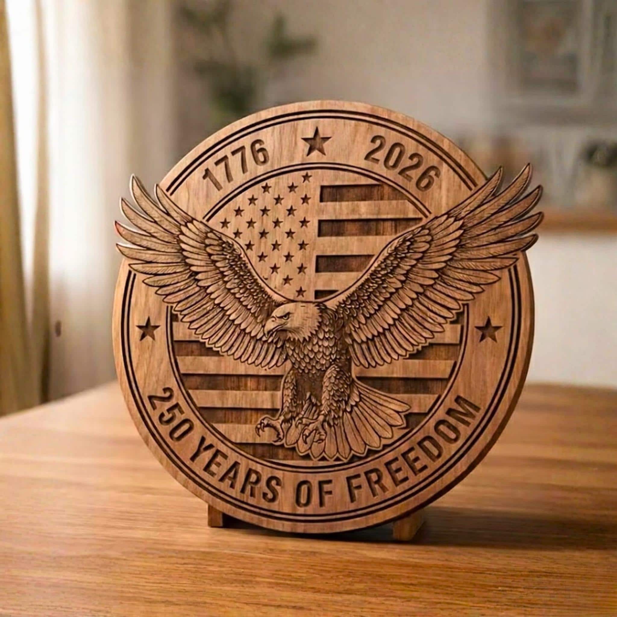 USA 250th Anniversary SVG PNG, Patriotic Laser Engraving File