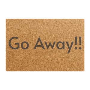 Funny Doormat, Sarcastic Welcome Mat, Snarky Entrance Rug, Humorous Housewarming Gift, Rude Doormat, Witty Doormat