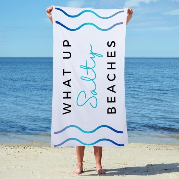 Funny Beach Towel Etsy