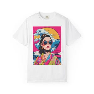 Vibrant Artistic T-Shirt: Casual Tee for Creative Souls, Gift for Art Lovers, Unique Summer Style, Graphic Tee, Festival Wear