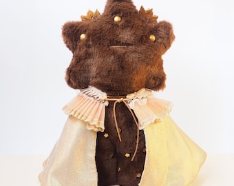 Ręcznie robiony pluszowy jesienny kosmita: miękka zabawka pluszowa Invader Star