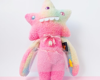 Ręcznie robiony pluszowy Obcy Wróżka Zębuszka: Miękka zabawka pluszowa Invader Star