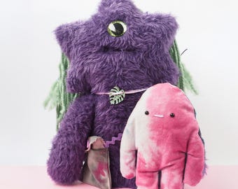 Ręcznie robiony Wild Estrelli – miękki pluszowy najeźdźca z motywem wsparcia emocjonalnego