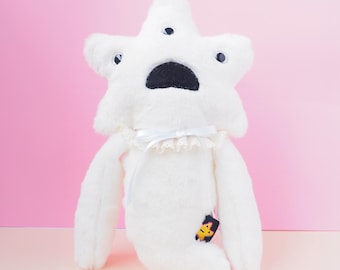 Estrelli Fantasma – ręcznie robiony pluszowy kosmita – wypchana zabawka w kształcie gwiazdy ducha