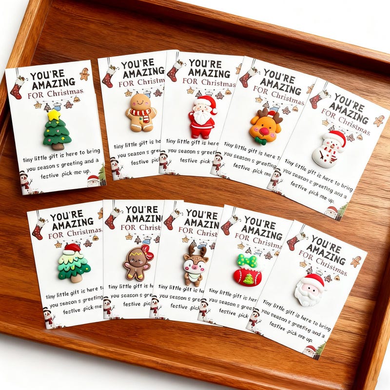 Custom Christmas Pocket Hug, Stocking Stuffer Gift, Stocking Stuffer Idea, Cute Holiday Token for Friends, Coworkers, Kids