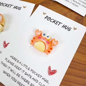 Personalized pocket hug card | Flashing underwater animal cards | Pocket Hug Card | Missing gift | Friendship gift | Little Pocket Hug