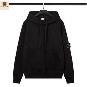 May include: A black hooded sweatshirt with a kangaroo pocket and a small patch on the left sleeve. The sweatshirt is hanging on a black hanger against a white background. The brand name "WearloomGifts" is in the top left corner.