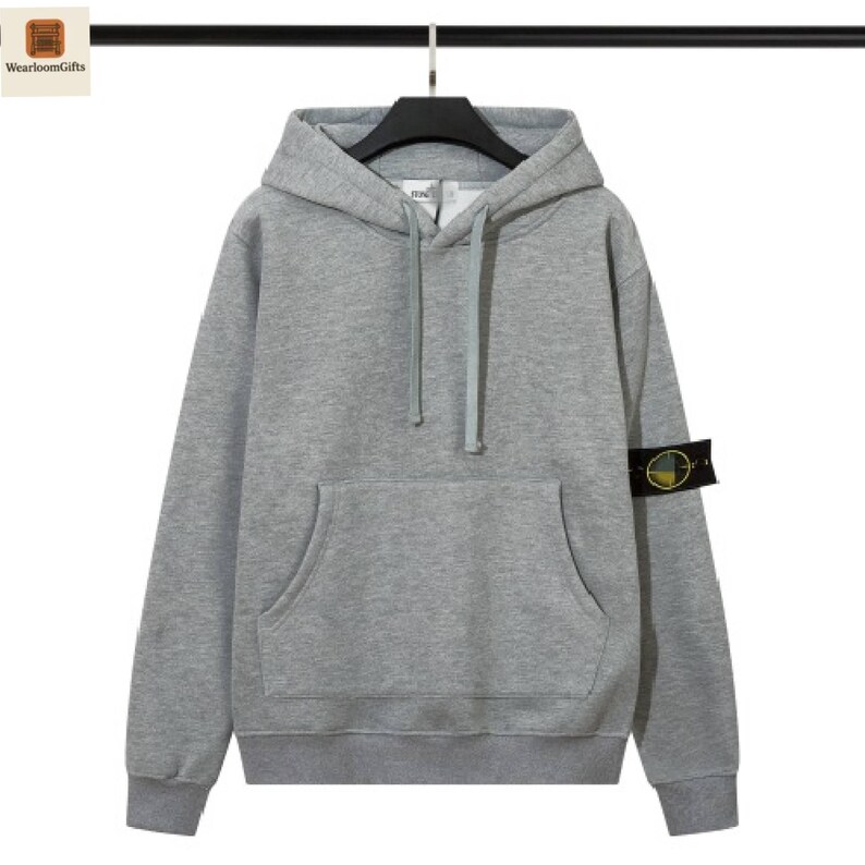 Stone Style Hoodie Men – Casual Pullover cotton hoodie Streetwear Sweatshirt Color -2