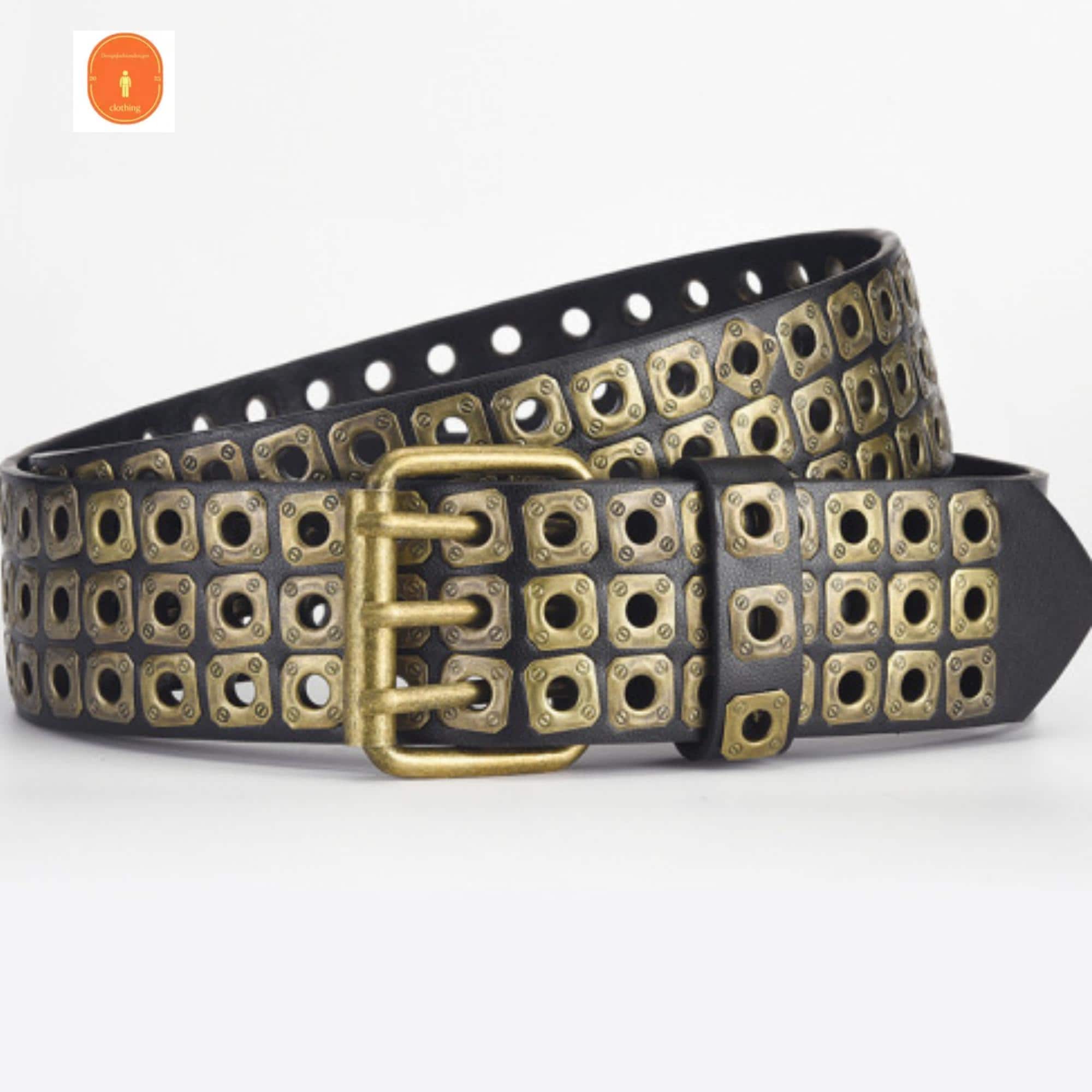Punk Goth Alt Belt - Etsy Finland