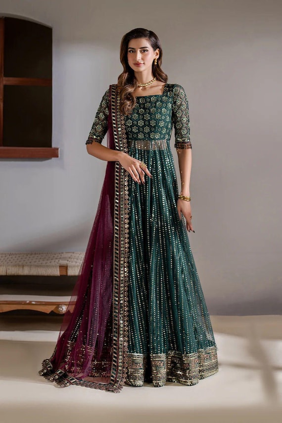 formal unstitched dresses Maria B - Soiree Unstitched Formals - Design 02
