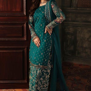 slim fit dress slacks Formal Dress - Charizma - Arzoo - Net - Vol1
