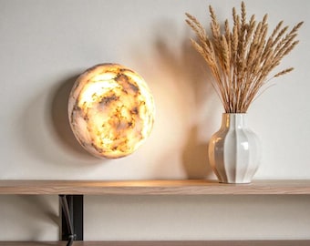 Outdoor Marble Wall Lamp, Waterproof Garden & Porch Light for Courtyard, Terrace and Villa Décor