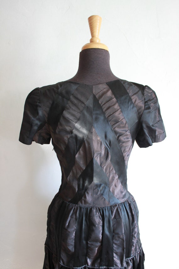 Beautiful Vintage 1950's Patio Dress - Chocolate … - image 5