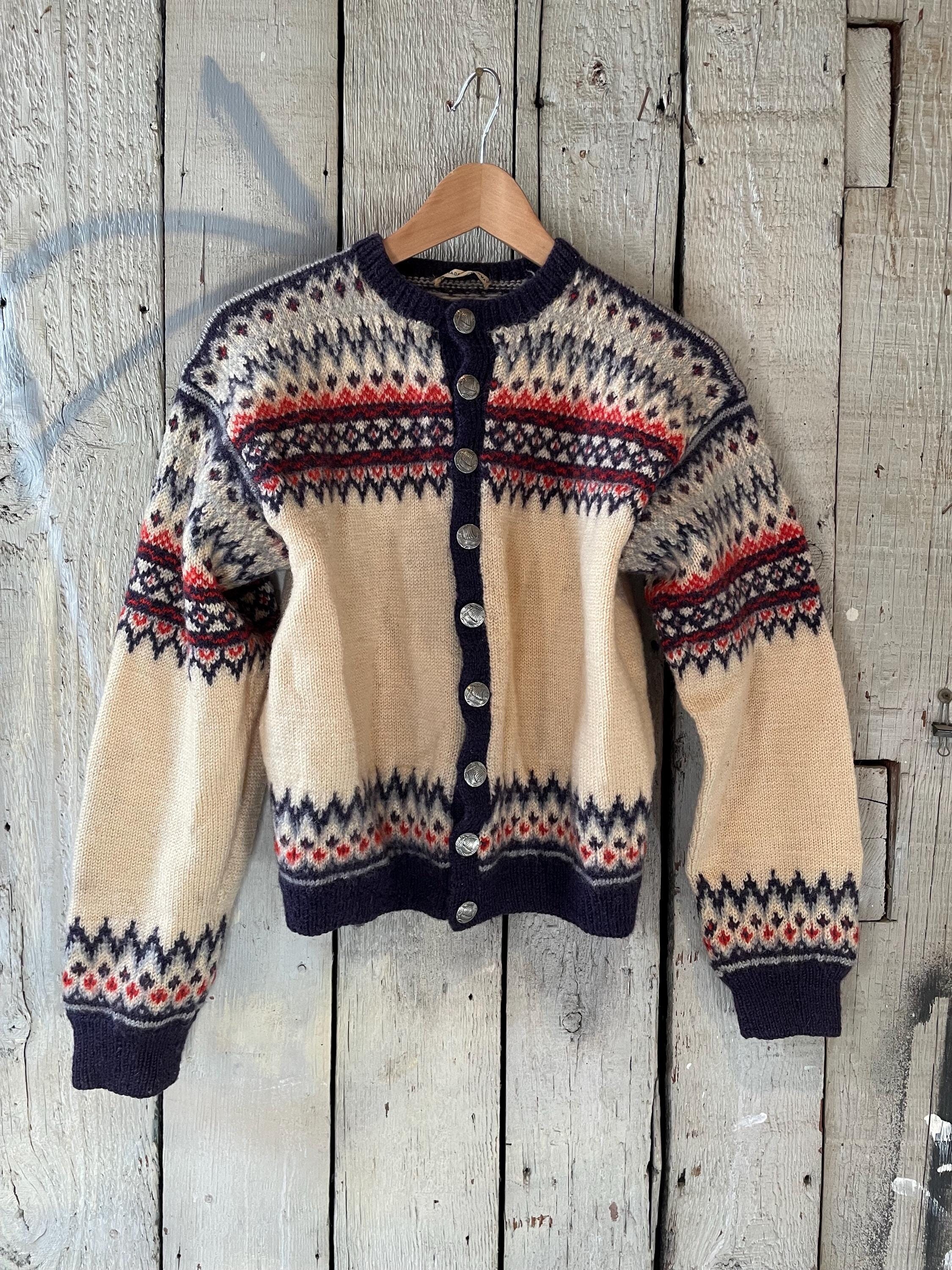 Norwegian Sweater With Buttons - Etsy Norwegian Sweater With Buttons - Etsy