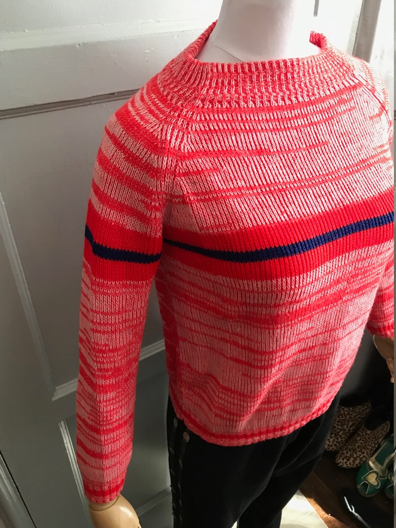 pullover rot weiß blau