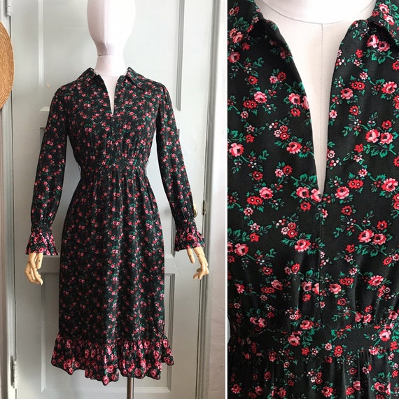 Vintage 1960's flowery dress Shannon Rodgers for J