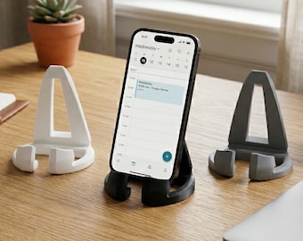 Original desktop phone stand, universal smartphone rest and teleworking accessory
