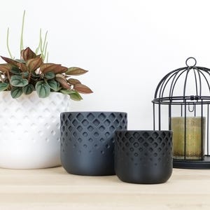 LODIAN Minimalist Planter - Custom 3D Printed Pot - Modern Indoor Plant Decor