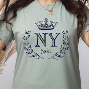 New York Yankees Royalty Shirt, Adult Yankees Baseball, New York Yankees Shirt, Vintage Baseball Shirt, Retro New York Baseball Shirt