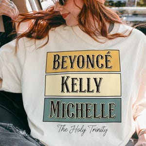 Destiny&#39;s Child The Holy Trinity Shirt, Destiny&#39;s Child T-Shirt, Destiny&#39;s Child Tee Shirt bootleg, Destinys Child Vintage print tshirt