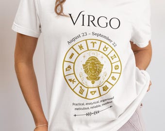 In the Stars: Virgo Horoscope Shirt, Perfect Gift for the Zodiac Enthusiast